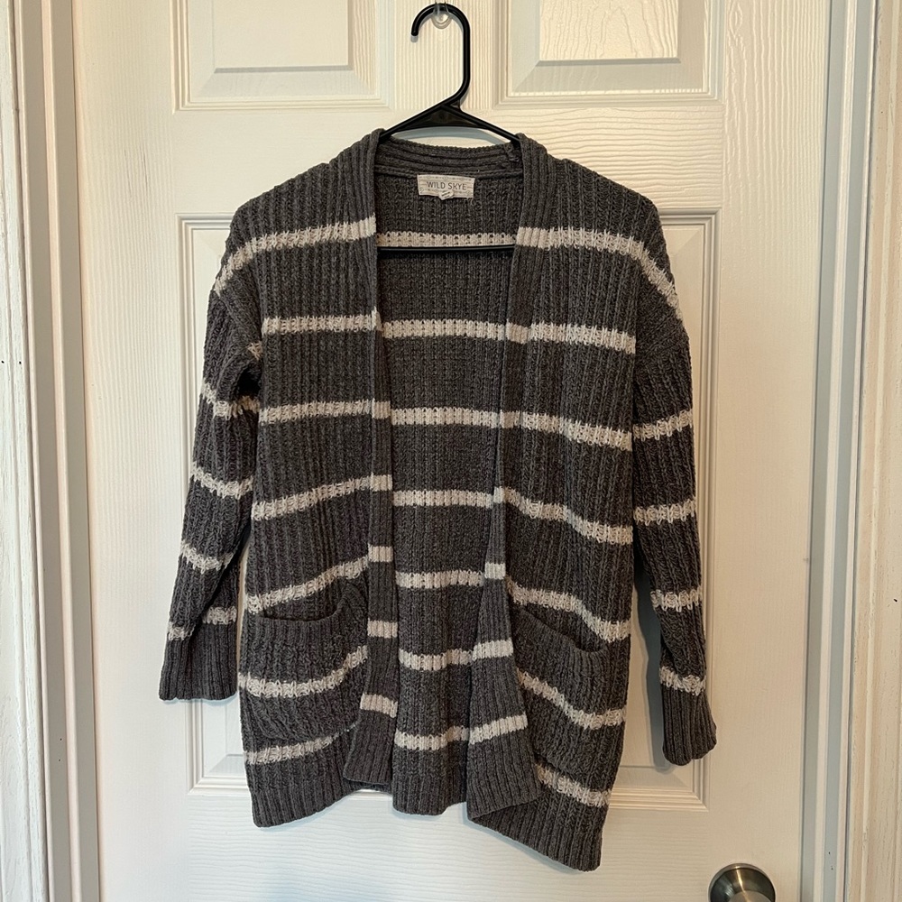 Striped cardigan